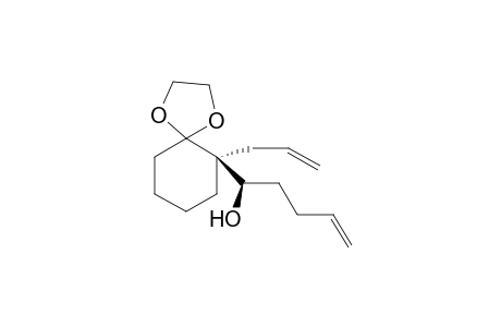 (1R*,1'S*)-1-(1-Allyl-2,2-ethylenedioxycyclohexan-1-yl)pent-4-en-1-ol