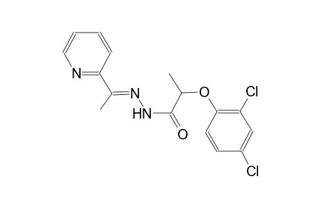 2-(2,4-dichlorophenoxy)-N'-[(E)-1-(2-pyridinyl)ethylidene]propanohydrazide