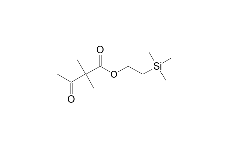 2,2-Dimethyl-3-oxobutyric acid, 2-trimethylsilylethyl ester