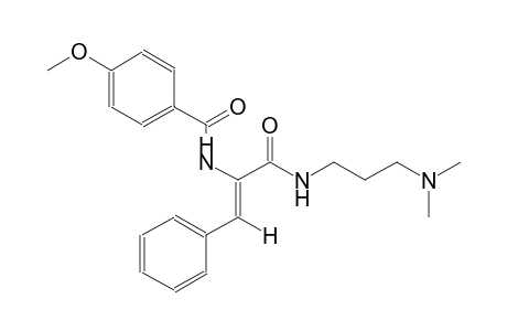 Benzamide, N-[1-[[[3-(dimethylamino)propyl]amino]carbonyl]-2-phenylethenyl]-4-methoxy-