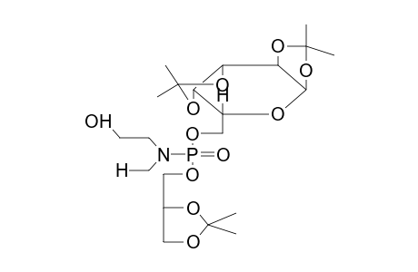 1,2-O-ISOPROPYLIDENEGLYCEROL, 3-N-METHYL-BETA-HYDROXYETHYLAMIDO(1,2;3,4-DI-O-ISOPROPYLIDEN-D-GALACTOPYRANOSO)PHOSPHATE