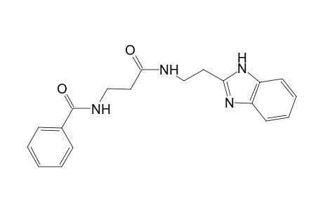 Benzamide, N-[3-[[2-(1H-1,3-benzimidazol-2-yl)ethyl]amino]-3-oxopropyl]-