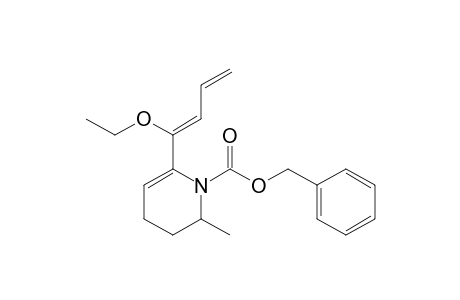 6-(1-Ethoxybuta-1,3-dienyl)-2-methyl-3,4-dihydro-2H-pyridin-1-carboxylic Acid Benzyl Ester