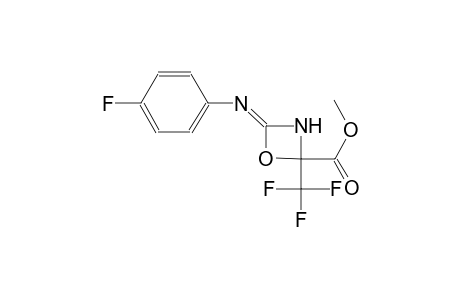 4-(4-Fluoro-phenylimino)-2-trifluoromethyl-[1,3]oxazetidine-2-carboxylic acid methyl ester