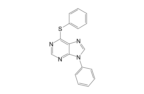 6-Phenylthio-9-phenylpurine