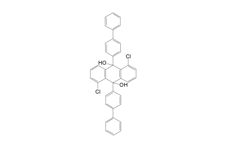 1,5-bis(chloranyl)-9,10-bis(4-phenylphenyl)anthracene-9,10-diol