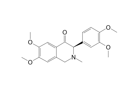 3-(3',4'-Dimethoxyphenyl)-N-methyl-6,7-dimethoxy-4-isoquinolinone