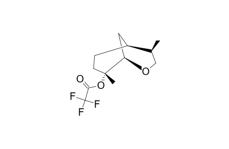 (1R,4R,5R,8R)-4,8-DIMETHYL-8-TRIFLUOROACETOXY-2-OXABICYClO-[3.3.1]-NONANE;(1R,2R,4R,8R)-1-TRIFLUOROACETOXY-2,9-CINEOLE