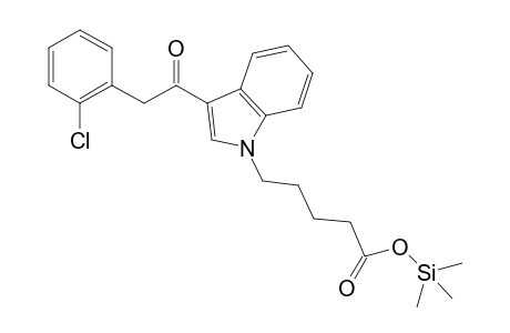 Trimethylsilyl 5-(3-(2-(2-chlorophenyl)acetyl)-1H-indol-1-yl)pentanoate