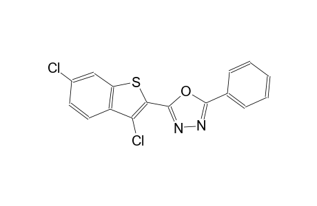 2-(3,6-dichloro-1-benzothien-2-yl)-5-phenyl-1,3,4-oxadiazole