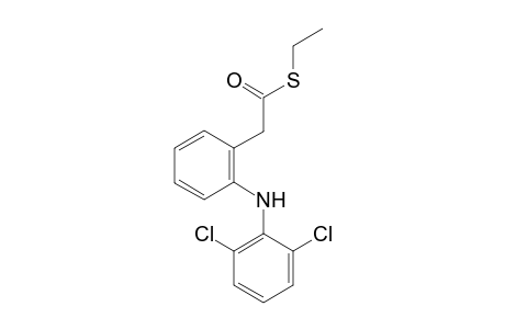 S-ethyl 2-(2-((2,6-dichlorophenyl)amino)phenyl)ethanethioate