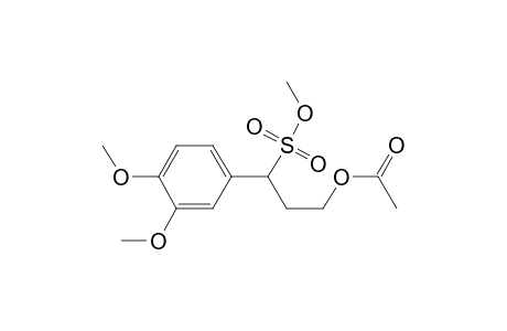 Benzenemethanesulfonic acid, .alpha.-[2-(acetyloxy)ethyl]-3,4-dimethoxy-, methyl ester
