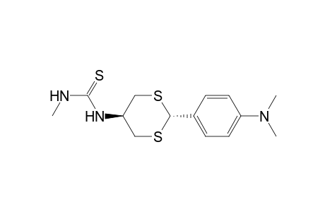 Thiourea, N-[2-[4-(dimethylamino)phenyl]-1,3-dithian-5-yl]-N'-methyl-, trans-