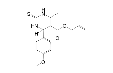 5-pyrimidinecarboxylic acid, 1,2,3,4-tetrahydro-4-(4-methoxyphenyl)-6-methyl-2-thioxo-, 2-propenyl ester