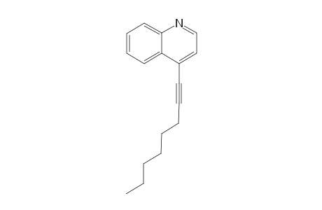 4-(Oct-1'-ynyl)-quinoline