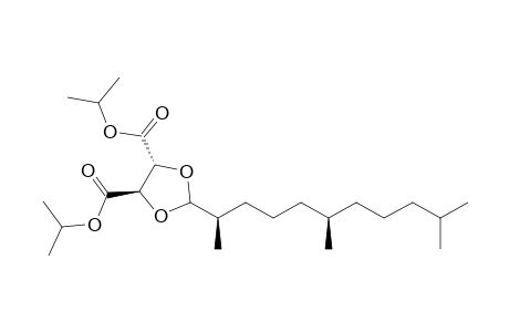 1,3-Dioxolane-4,5-dicarboxylic acid, 2-(1,5,9-trimethyldecyl)-, bis(1-methylethyl) ester, [4R-[2.alpha.(1R*,5R*),4.alpha.,5.beta.]]-