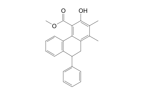Methyl 3-Hydroxy-1,2-dimethyl-9-phenyl-9,10-dihydro-phenanthrene-4-carboxylate