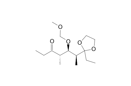 (4S,5R,6S)-6-(2-ETHYL-1,3-DIOXOLAN-2-YL)-5-(METHOXYMETHOXY)-4-METHYLHEPTAN-3-ONE