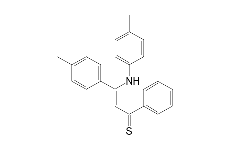 2-Propene-1-thione, 3-(4-methylphenyl)-3-[(4-methylphenyl)amino]-1-phenyl-