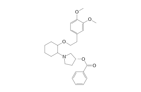 (1R,2R)/(1S,2S)-2-[(3R)-Benzyloxypyrrolidinylj-1-(3,4 dimethoxyphenethoxy)cyclohexane