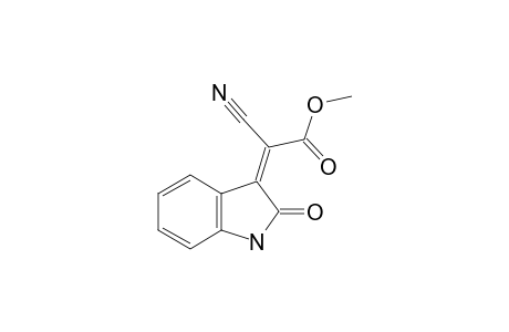 2-cyano-2-(2-ketoindolin-3-ylidene)acetic acid methyl ester