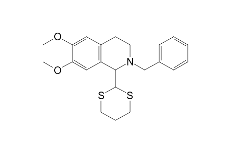 2-benzyl-1-(m-dithian-2-yl)-6,7-dimethoxy-1,2,3,4-tetrahydroisoquinoline