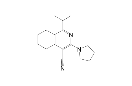 4-isoquinolinecarbonitrile, 5,6,7,8-tetrahydro-1-(1-methylethyl)-3-(1-pyrrolidinyl)-