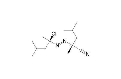 Pentanenitrile, 2-[(1-chloro-1,3-dimethylbutyl)azo]-2,4-dimethyl-, [R*,R*-(E)]-(.+-.)-