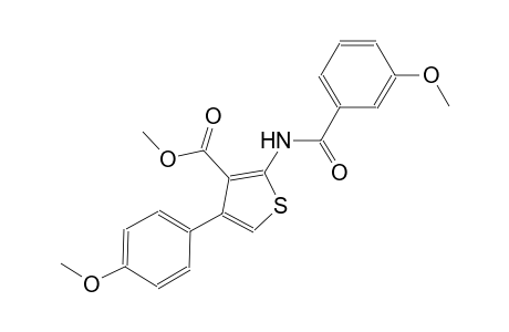 methyl 2-[(3-methoxybenzoyl)amino]-4-(4-methoxyphenyl)-3-thiophenecarboxylate