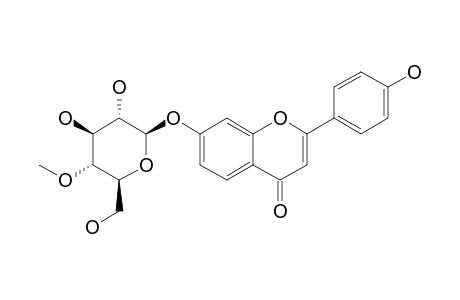 4'-HYDROXYFLAVONE-7-O-BETA-D-4-O-METHYLGLUCOPYRANOSIDE