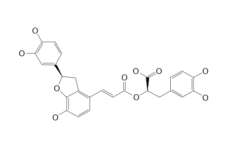 [[(2E)-3-[2-(3,4-DIHYDROXYPHENYL)-2,3-DIHYDRO-7-HYDROXY-4-BENZOFURANYL]-1-OXO-2-PROPENYL]-OXY]-3,4-DIHYDROXY-BENZENEPROPANOIC-ACID