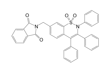 2,3,4-Triphenyl-7-phthalimidomethyl-1,2-benzothiazine-1,1-dioxide