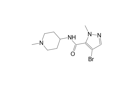4-bromo-1-methyl-N-(1-methyl-4-piperidinyl)-1H-pyrazole-5-carboxamide