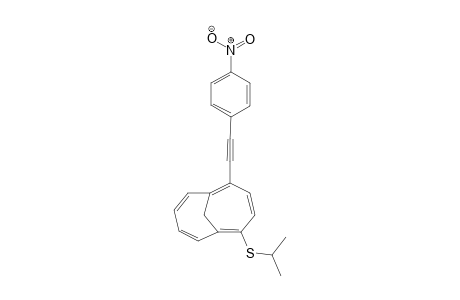 2- (Isopropylthio)-5-[(4-nitrophenyl)ethyny]bicyclo[4.4.1]undeca-1,3,5,7,9-pentaene