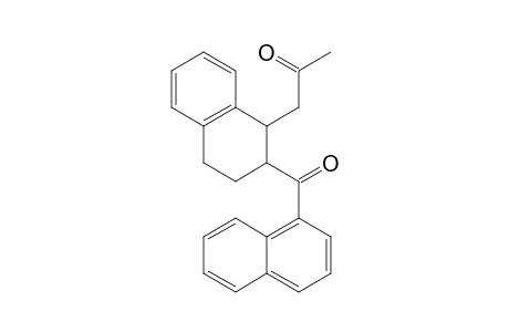 1-Acetylmethyl-2-(1-naphthoyl)-1,2,3,4-tetrahydronaphthalene
