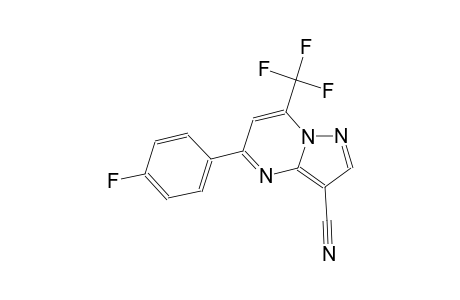 5-(4-fluorophenyl)-7-(trifluoromethyl)pyrazolo[1,5-a]pyrimidine-3-carbonitrile