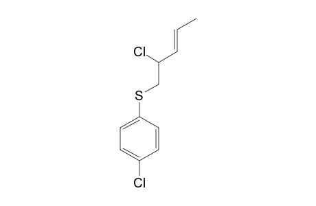 (E)-1-Chloro-4-[(2-chloro-3-pentenyl)-thio]-benzol