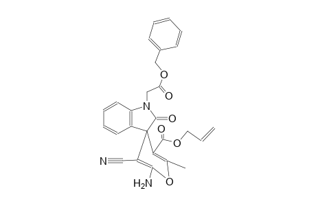 prop-2-enyl (3R)-6'-amino-5'-cyano-2'-methyl-2-oxo-1-[2-oxo-2-(phenylmethoxy)ethyl]spiro[indole-3,4'-pyran]-3'-carboxylate allyl (3R)-6'-amino-5'-cyano-2'-methyl-2-oxo-1-[2-oxo-2-(phenylmethoxy)ethyl]spiro[indoline-3,4'-pyran]-3'-carboxylate (3R)-6'-amino-5'-cyano-2'-methyl-2-oxo-1-[2-oxo-2-(phenylmethoxy)ethyl]-3'-spiro[indoline-3,4'-pyran]carboxylic acid allyl ester (3R)-6'-amino-1-[2-(benzyloxy)-2-keto-ethyl]-5'-cyano-2-keto-2'-methyl-spiro[indoline-3,4'-pyran]-3'-carboxylic acid allyl ester