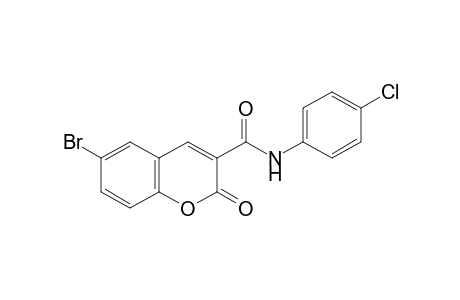 6-bromo-3-[(p-chlorophenyl)carbamoyl]coumarin