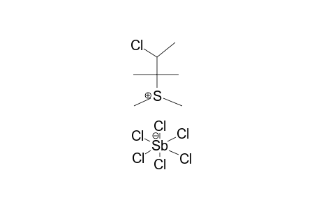 DIMETHYL-(1,1-DIMETHYL-2-CHLOROPROPYL)-SULFONIUM_HEXACHLOROANTIMONATE