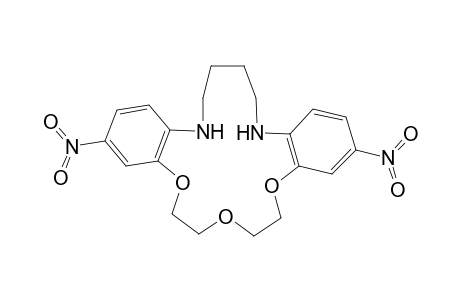 11,23-Dinitro-14,17,20-trioxa-2,7-diaza-tricyclo[19.4.0.0*8,13*]pentacosa-1(21),8(13),9,11,22,24-hexaene