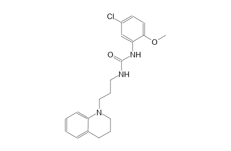 urea, N-(5-chloro-2-methoxyphenyl)-N'-[3-(3,4-dihydro-1(2H)-quinolinyl)propyl]-