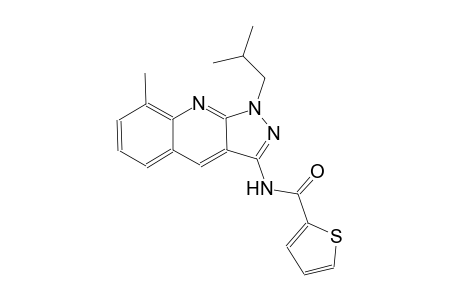 N-(1-isobutyl-8-methyl-1H-pyrazolo[3,4-b]quinolin-3-yl)-2-thiophenecarboxamide