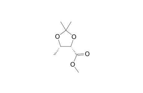 2,2,5-trimethyl-1,3-dioxolane-4-carboxylic acid methyl ester