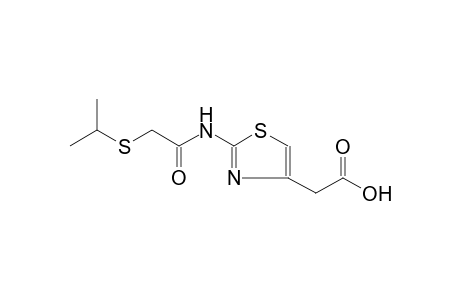 (2-{[(isopropylsulfanyl)acetyl]amino}-1,3-thiazol-4-yl)acetic acid