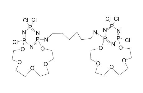 N3P3CL3[O(CH2CH2O)4]-NH(CH2)6NH-N3P3CL3-[O(CH2CH2O)4]