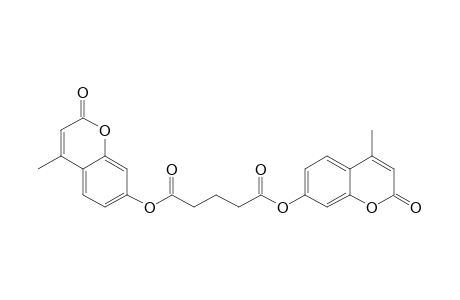 Pentanedioic acid, bis(4-methyl-2-oxo-2H-1-benzopyran-7-yl) ester