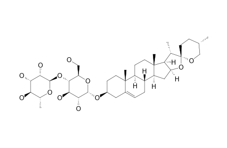 DIOSGENIN-3-O-ALPHA-L-RHAMNOPYRANOSYL-(1->4)-BETA-D-GLUCOPYRANOSID