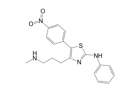 4-[3-(Methylamino)propyl]-2-phenylamino-5-(4-nitrophenyl)-1,3-thiazole
