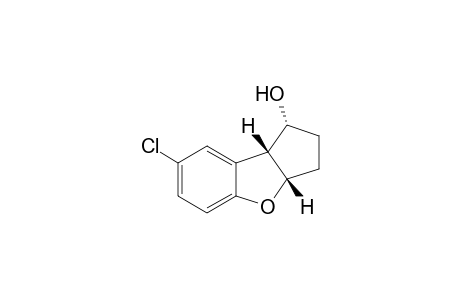 1H-Cyclopenta[b]benzofuran-1-ol, 7-chloro-2,3,3a,8b-tetrahydro-, (1.alpha.,3a.beta.,8b.beta.)-